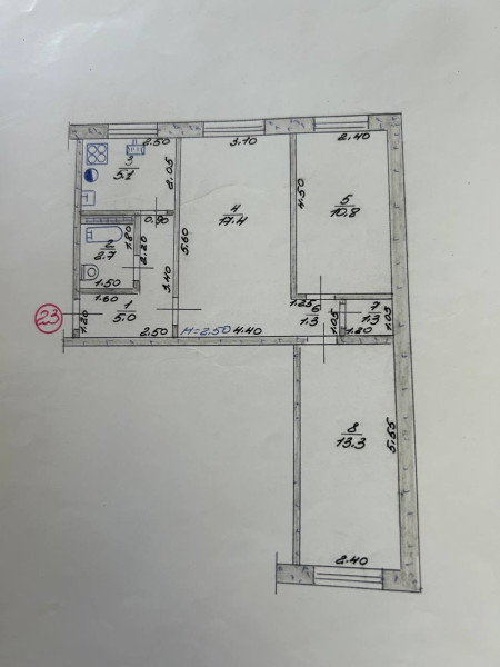 Фото Квартира г. Стаханов (ул. К. Либкнехта, д. 97)