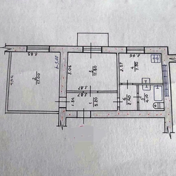 Фото № 7072 Продам 2х комн. квартиру в р-не ДК Химиков