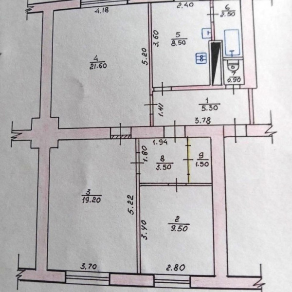 Фото № 6527 Продам 3х комн. квартиру в р-не маг. "Мастер"
