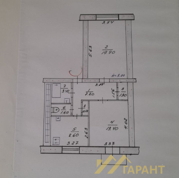 Фото 2-к сталинка г.Алчевск#1368