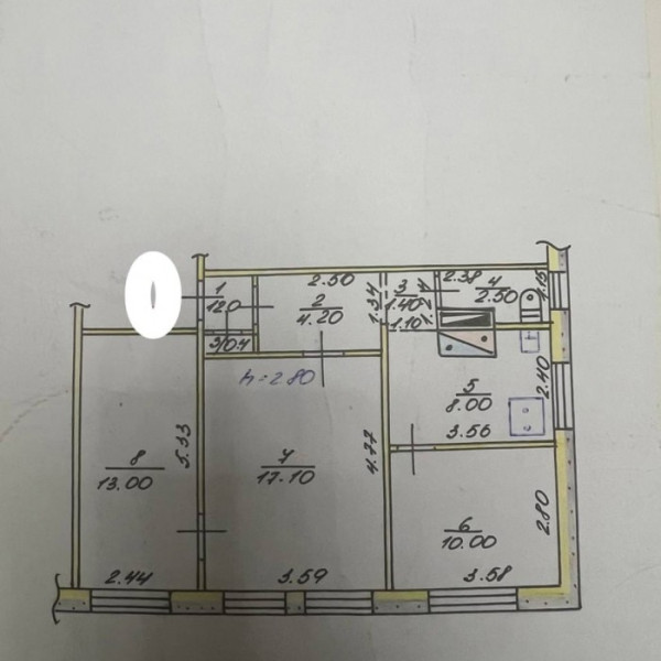 Фото № 6107 Продам 3х комн. квартиру по ул. Калинина