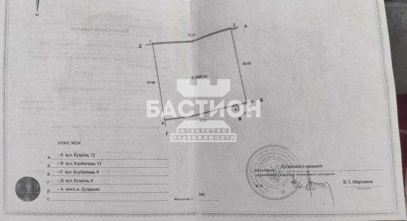 Земельный участок 10 соток, пос. Видный улица Куприна AD:2097115