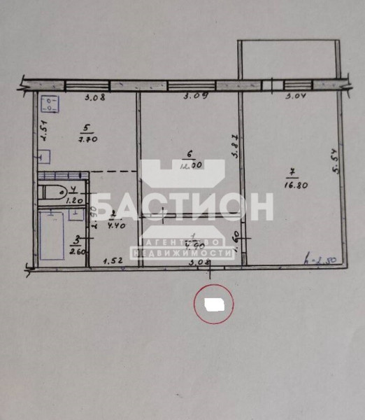 2-х комнатная квартира, ул. Волгоградская 161, ID: 2075449