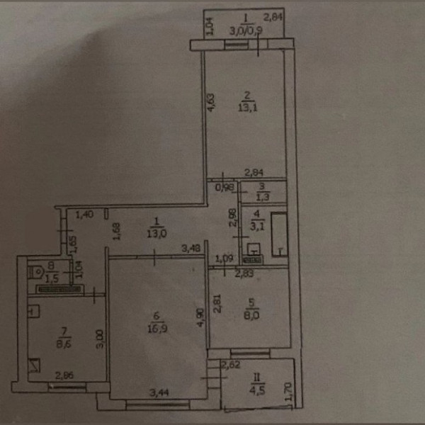 Фото Продам 3-х комнатную квартиру в Самом Центре города на ул. Зозулина ( 16-я линия), рядом с Кукольным театром!