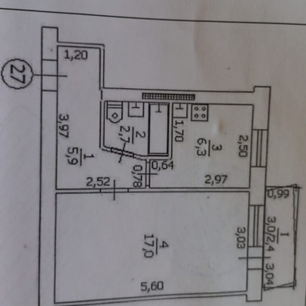 Фото Продам 1-комн квартиру в городе Луганск квартал Гаевого