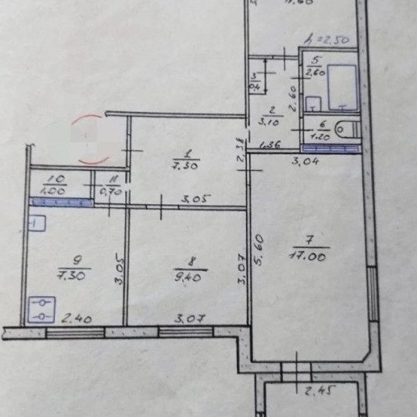 Фото № 7070 Продам 3х комн. квартиру в р-не ТРЦ "Столица"