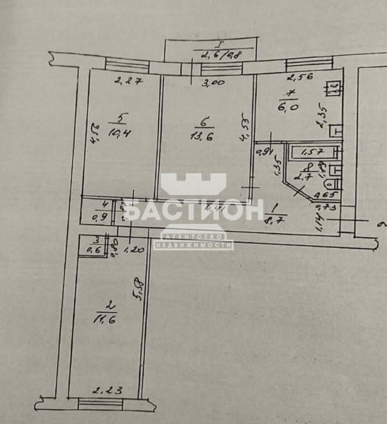 Фото 3-х комнатная квартира, ул.Звейнека, 138Б ID:1990610