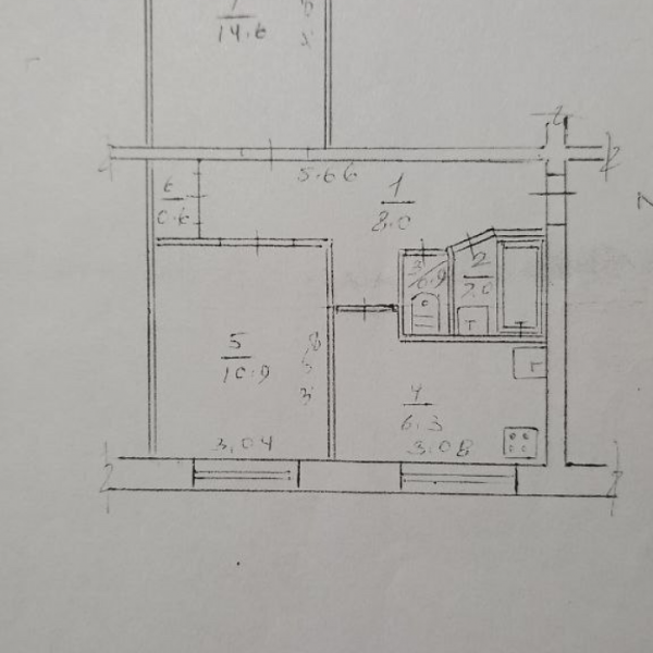 Фото Продам 2к квартиру на кв.Жукова 4/5эт