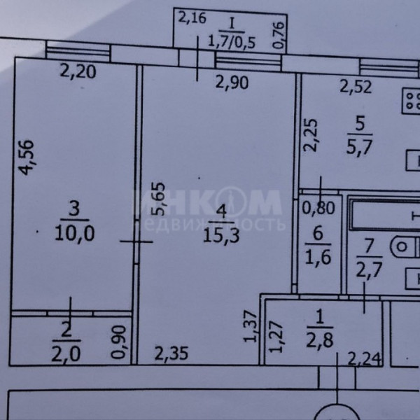 Фото Продам 2к квартиру в центре ул.В.Шевченко 3/5эт