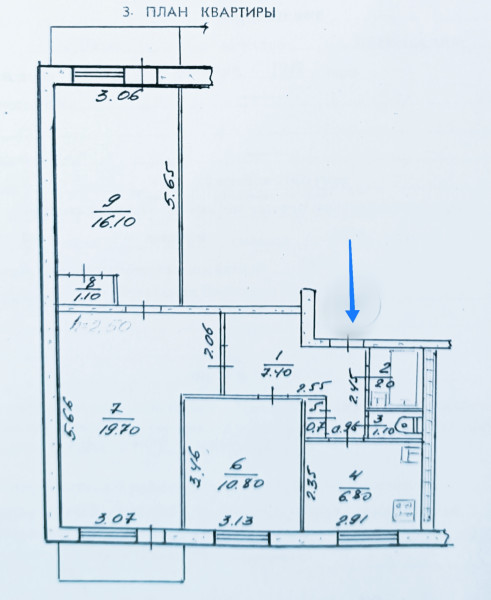 №654, Продается 3-х комнатная квартира по пр. Металлургов, район дома Природы