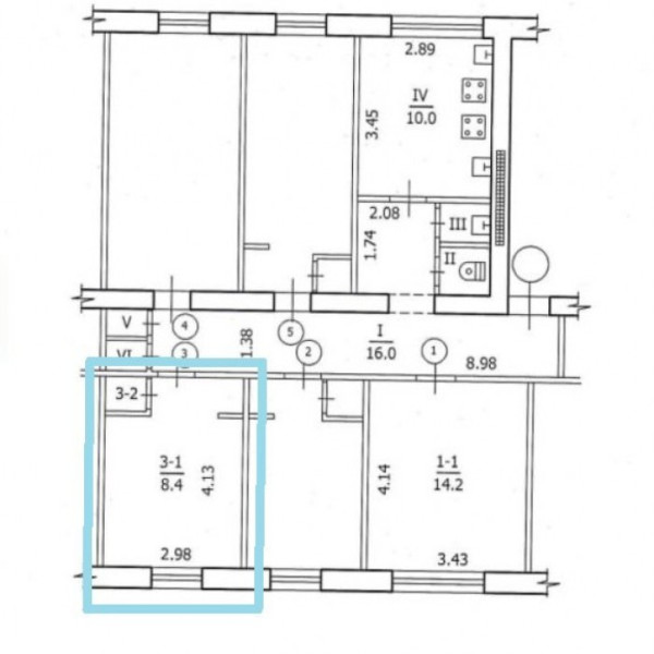 Фото Продам комнату в коммунальной квартире 8,4 кв. м., г. Луганск, кв. Гаевого (р- н бывшего кольца)