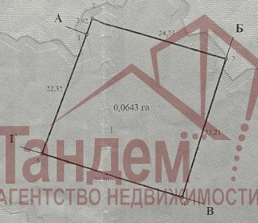 Ровный участок 25х25 в Луганске - Объект №206