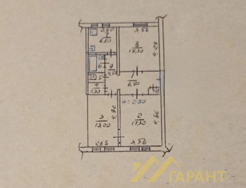 Фото 3-к Сталинка г.Алчевск#1394