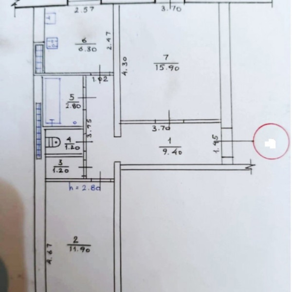 7448 Продам 2х комн. квартиру по ул. Фрунзе