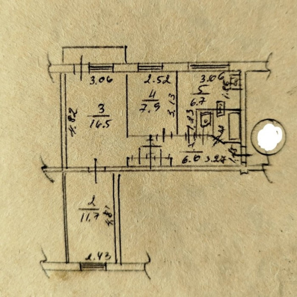 Фото № 6272 Продам 3х комн. квартиру в р-не СМ "Семья"