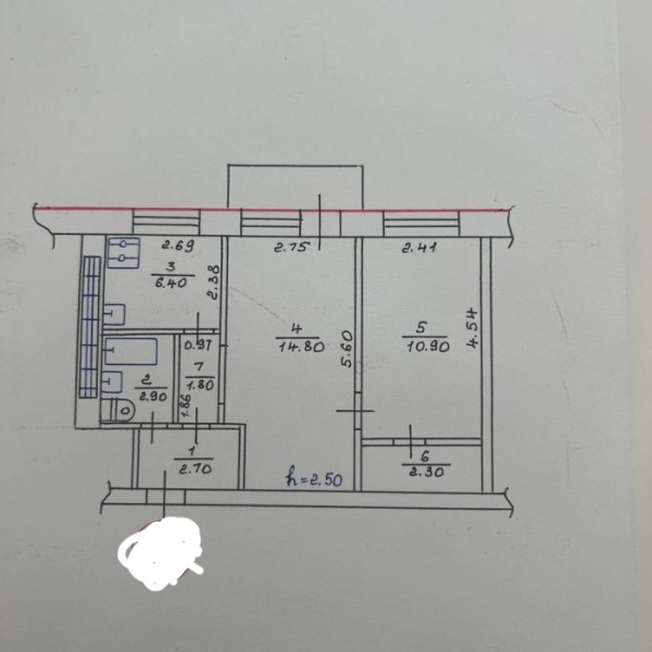 Фото № 7045 Продам 2х комн. квартиру в р-не СШ № 15
