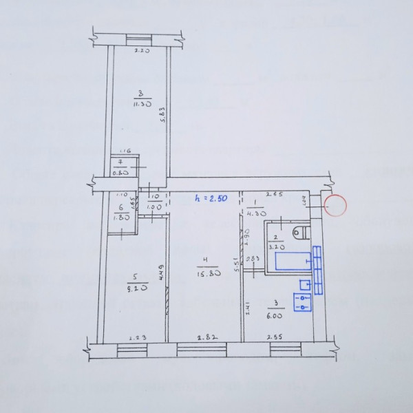 Фото № 6696 Продам 3х комн. квартиру в р-не Шпиля