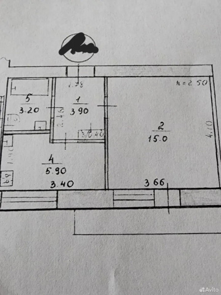 Фото 1-к квартира пр. Металлургов г.Алчевск#1512