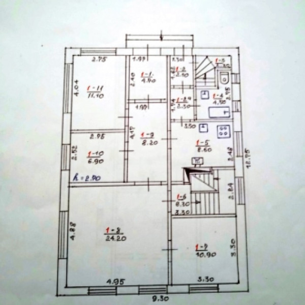 Фото № 6669 Продам 2х этажный дом на Васильевке