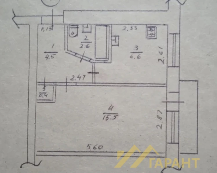 Фото 1-к квартира г.Алчевск#1345