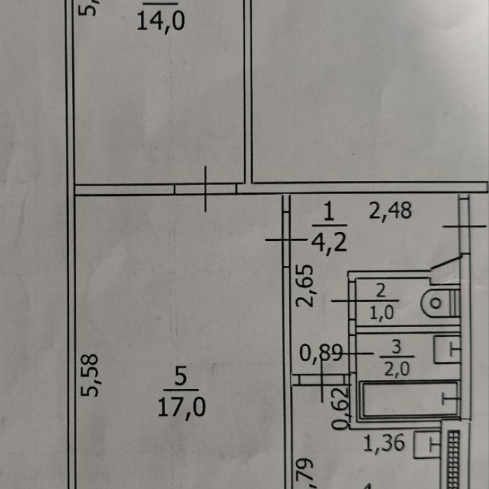 Фото Продам 2-х комнатную квартиру на кв. Комарова