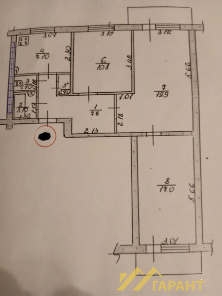 Фото 3-к квартира в Центре г.Алчевск#1172