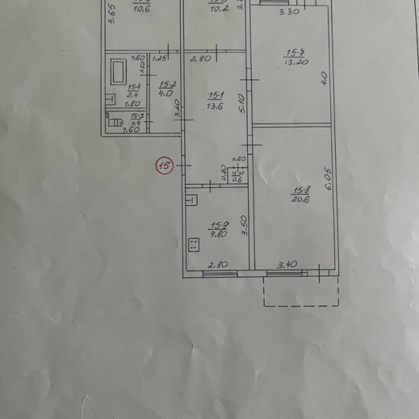 Фото Продам 4-комн. п. Фабричное, р-н магазина Авис