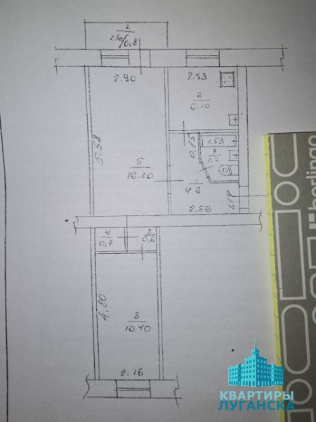 Фото 2 ком. ул. Коцюбинского 5,5 м.р.