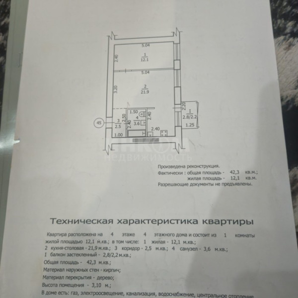 Фото Продам 2к Красная Площадь 2 Сталинка