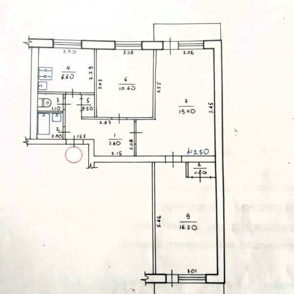 Фото № 6707 Продам 3х комн. квартиру в р-не маг. "Престиж"