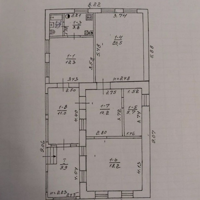 Фото Продам дом в Луганске Каменнобродский р-н Ул. Лисичанская 84 м2 общ. пл.