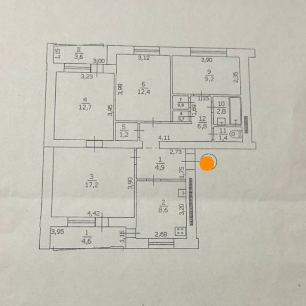 Фото Продам 4-х комнатную квартир с АВТОНОМНЫМ отоплением гор. Пархоменко.