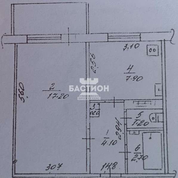 1 комнатная квартира, ул. Парковая 3, ID: 2270776