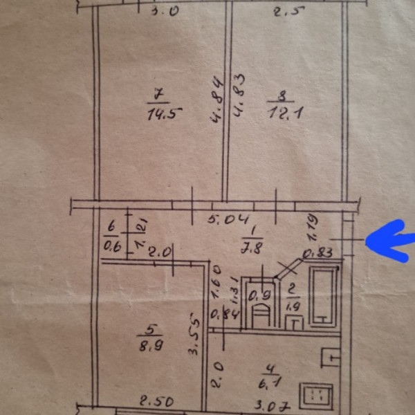 Фото Продам 3-х комн квартиру на кв. Гагарина
