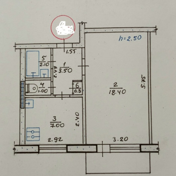 Фото № 6177 Продам 1 комн. квартиру в р-не КРК "Патизон"