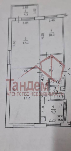 Продажа квартиры с автономным отоплением - Объект №180