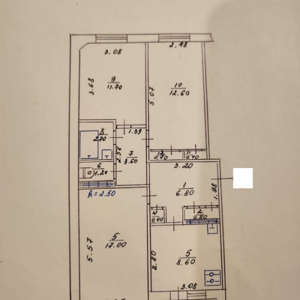 Фото № 6700 Продам 3х комн. квартиру в р-не маг. "Виссон"