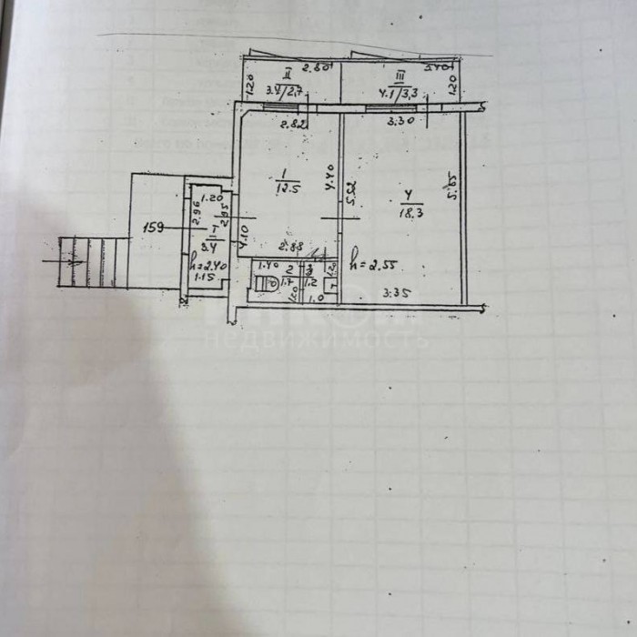 Продам помещение на кв. Мирный,45м2