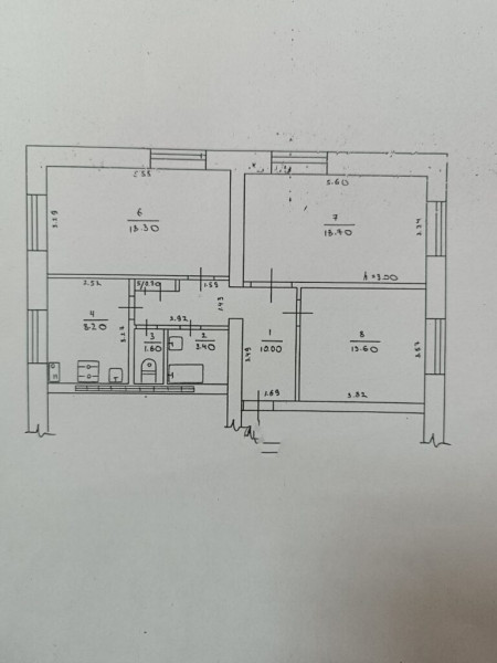 Фото 3-к сталинка с автономкой г.Алчевск#1504
