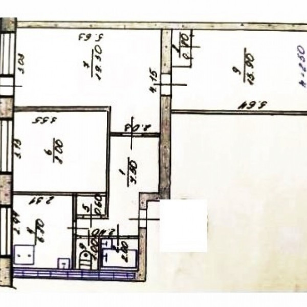 Фото № 6894 Продам 3х комн. квартиру в р-не маг. "Парус"