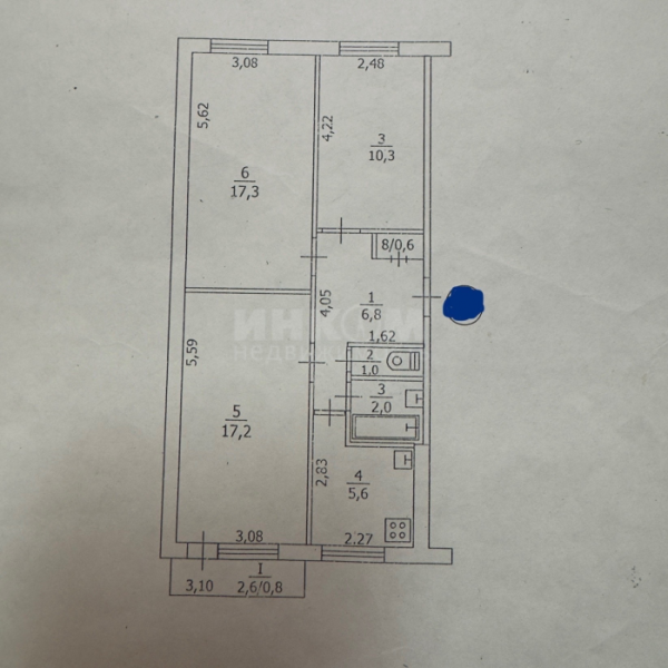 Фото Продам 3к квартиру на кв.Комарова а/о