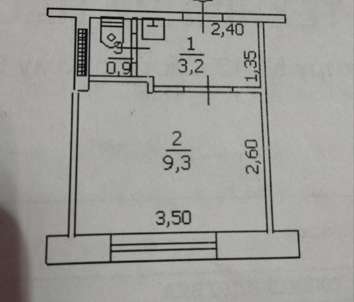 Фото Продаётся однокомнатная квартира, 16,4 м²