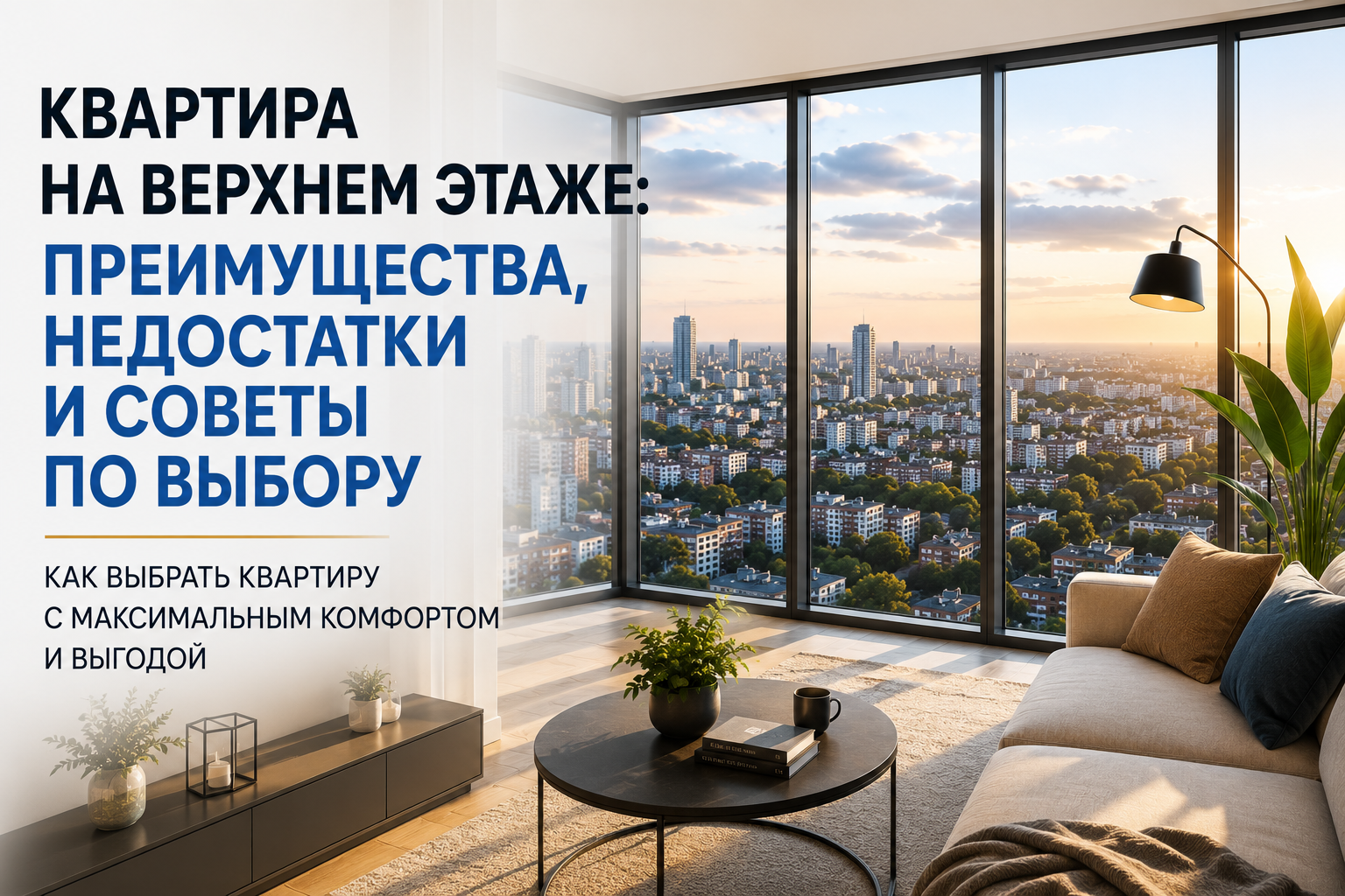 Квартира на верхнем этаже: преимущества, недостатки и советы по выбору жилья