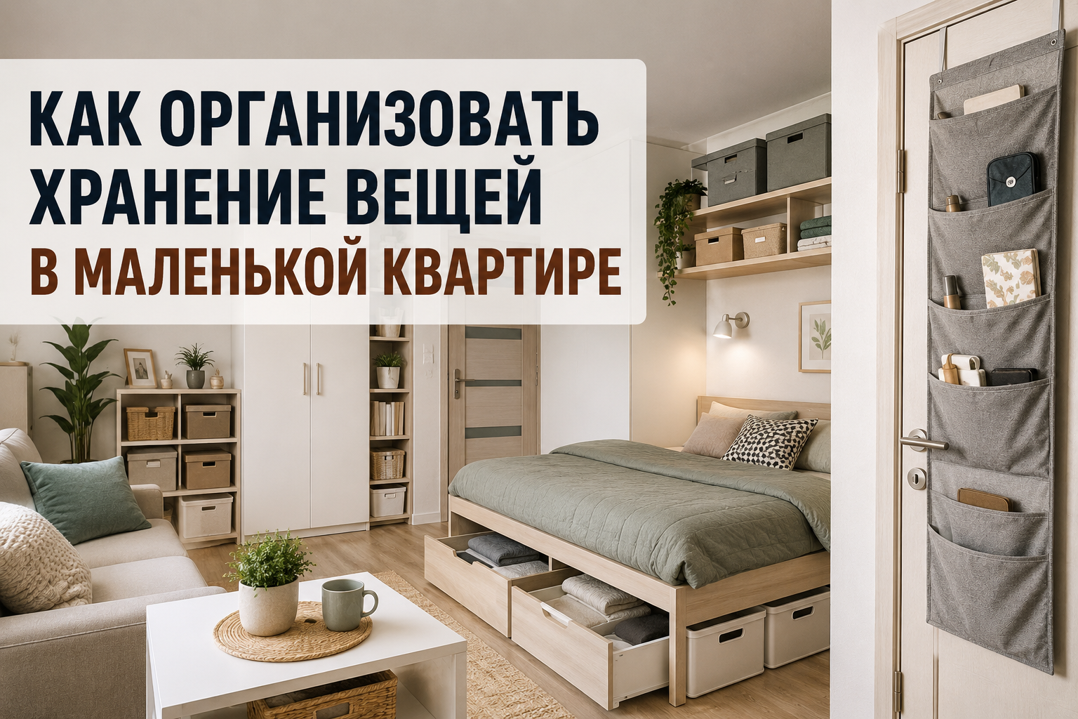 Как организовать хранение вещей в маленькой квартире: практические советы