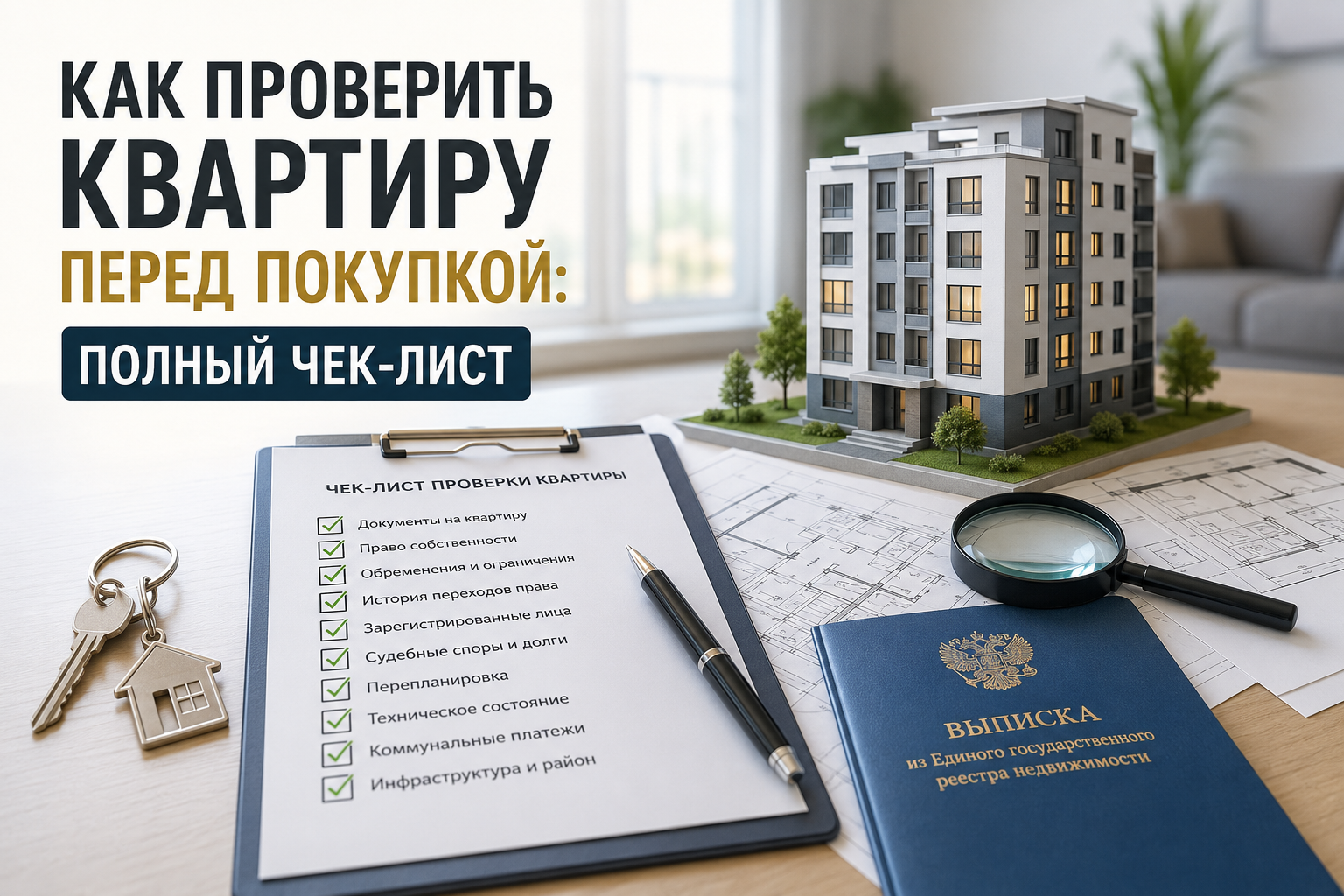 Как проверить квартиру перед покупкой: полный чек-лист