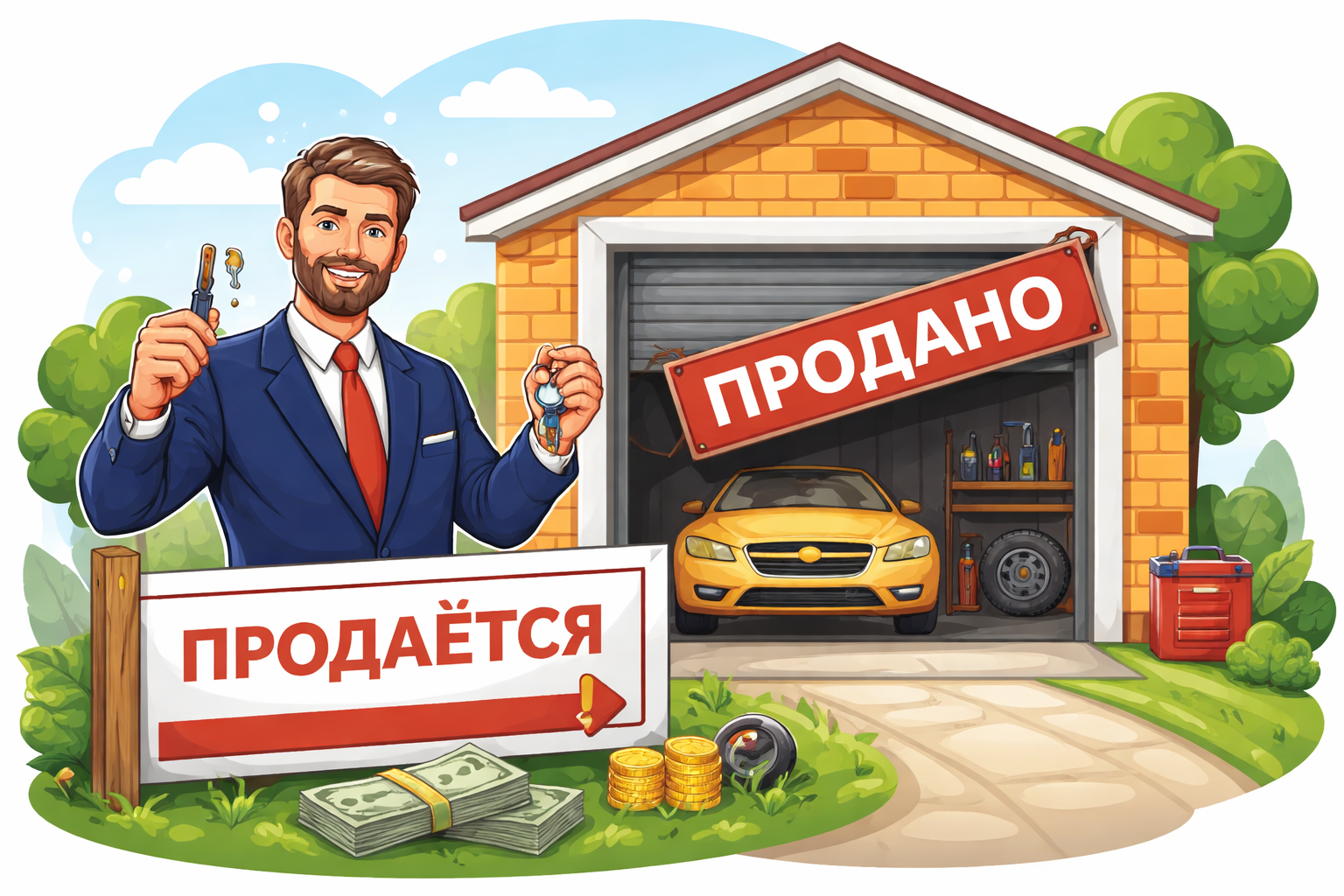 Гаражи